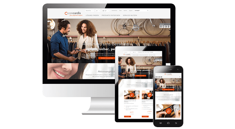 Concardis Website relaunch