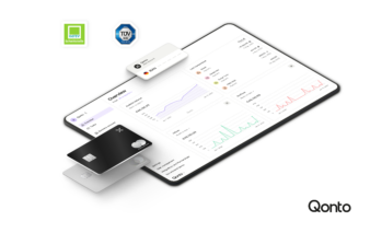 Werbemittel von Qonto zeigt Funktionalität