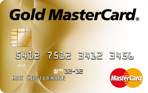 Gold MasterCard mit PayPass