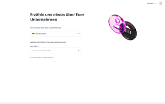 Antragsformular von Finom