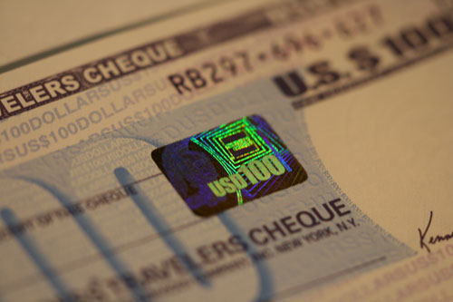Reisecheck Travellers cheque