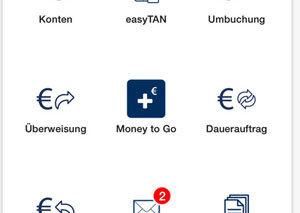 Screenshot Mobilbanking TARGOBANK