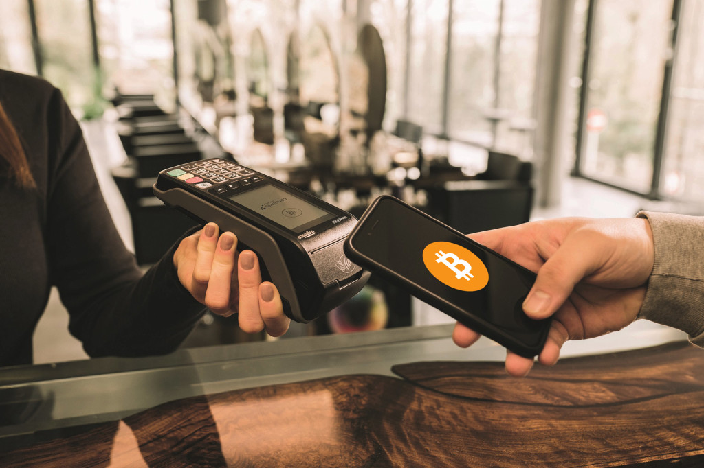 Kontaklos zahlen mit Bitcoin