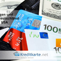 Kreditkartenkredite -und Sparquote in Deutschland und den USA