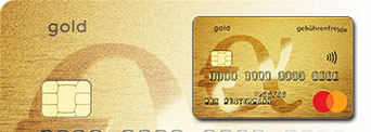 Gebührenfrei Mastercard GOLD Image