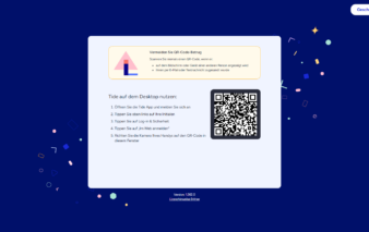 Werbemittel von Tide zeigt Funktionalität des Online Bankings